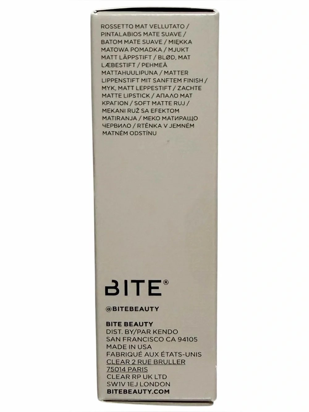 Bite Beauty new oz clean